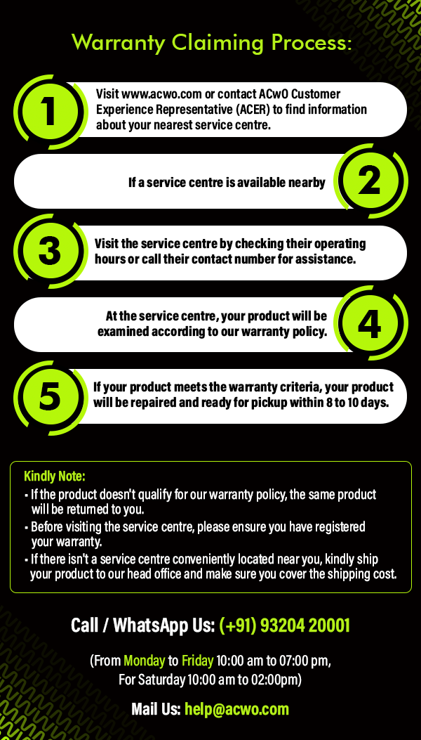 ACwO Product Registration & Warranty Process - Easy Steps to Register